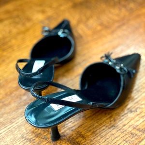 Never worn Isaac Mizrahi kitten heels!